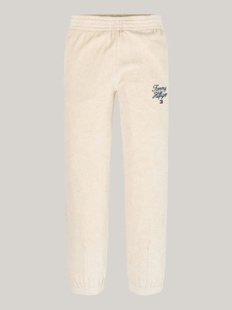 Bej Pantaloni Sport Din Catifea  Fete