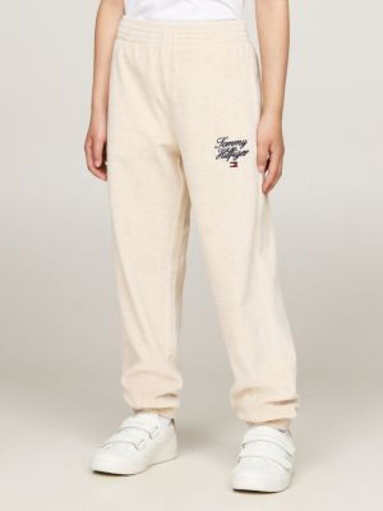 Bej Pantaloni Sport Din Catifea  Fete