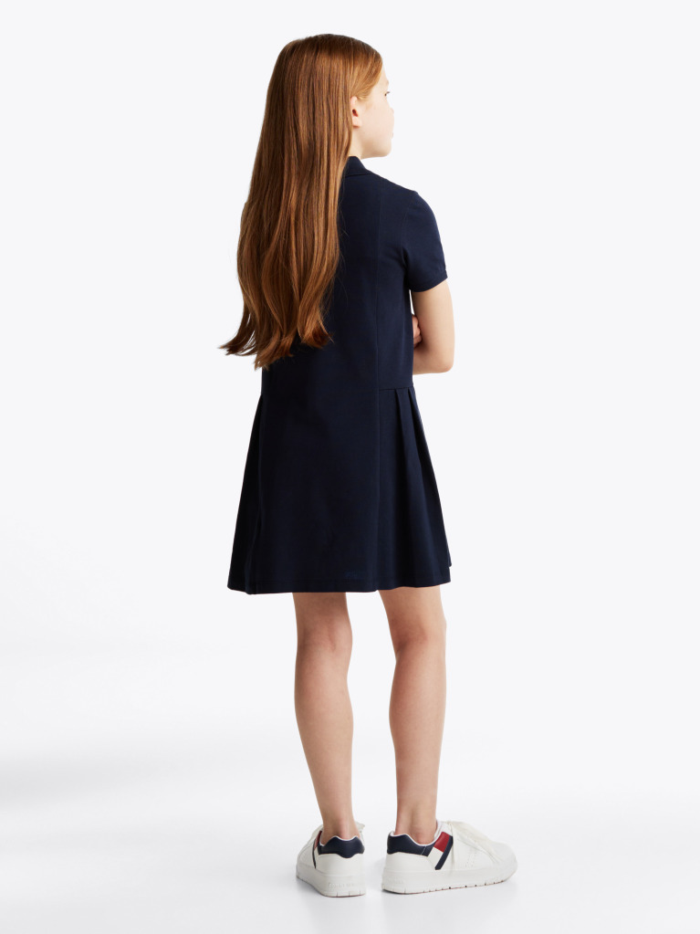 Blue Rochie Polo Plisata  Fete
