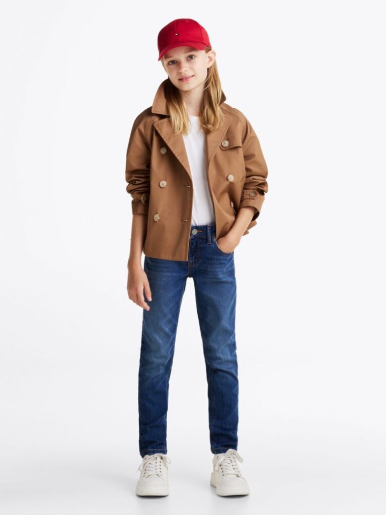 Blue Jeans Skinny Decolorati Nora  Fete