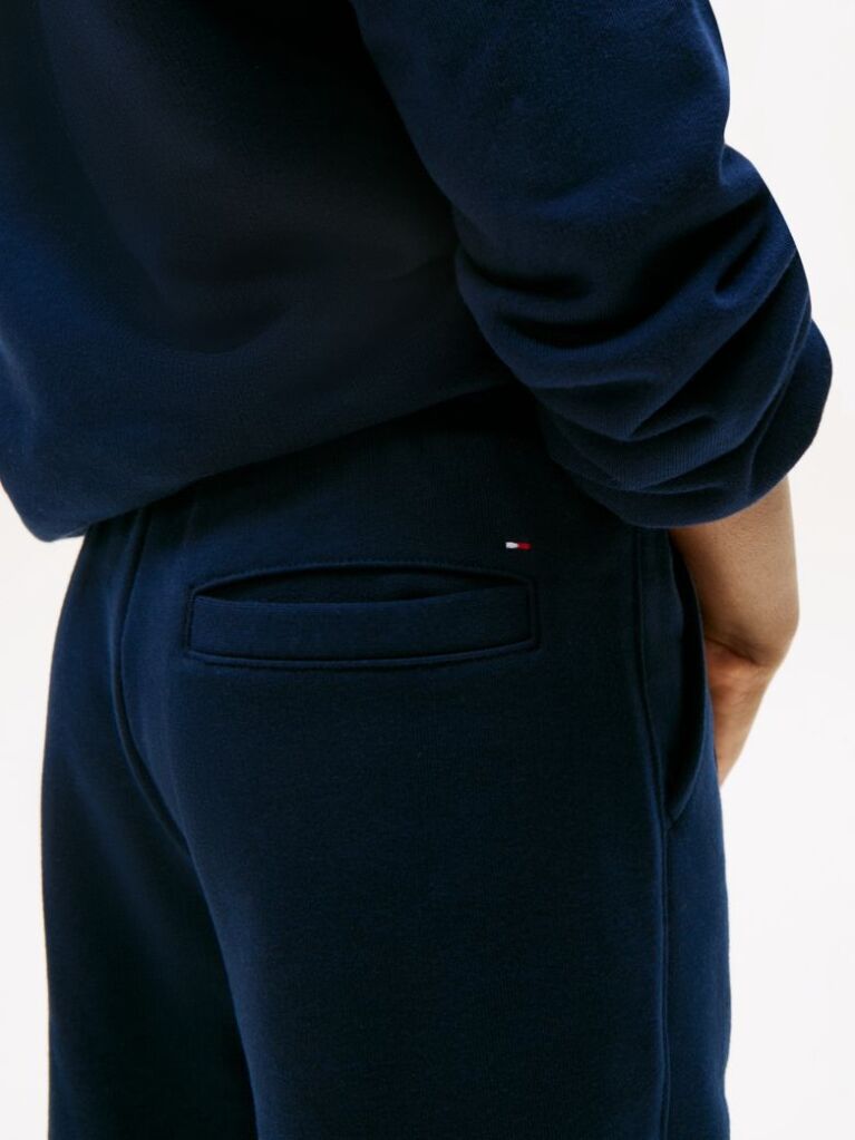 Blue Joggeri Cu Logo Brodat Si Talie Larga  Fete