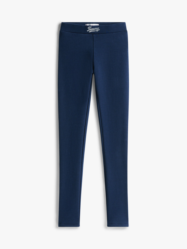 Blue Colanti Lungi Cu Logo  Fete