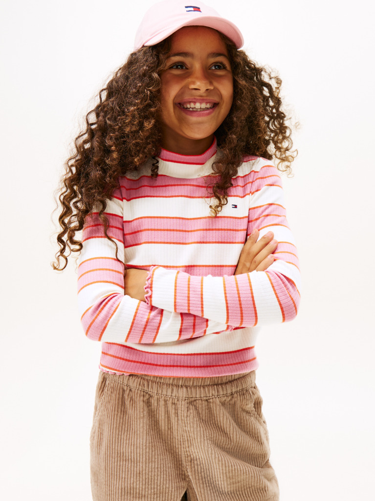 Multi Bluza Extra Slim Cu Guler Tip Mock Neck  Fete
