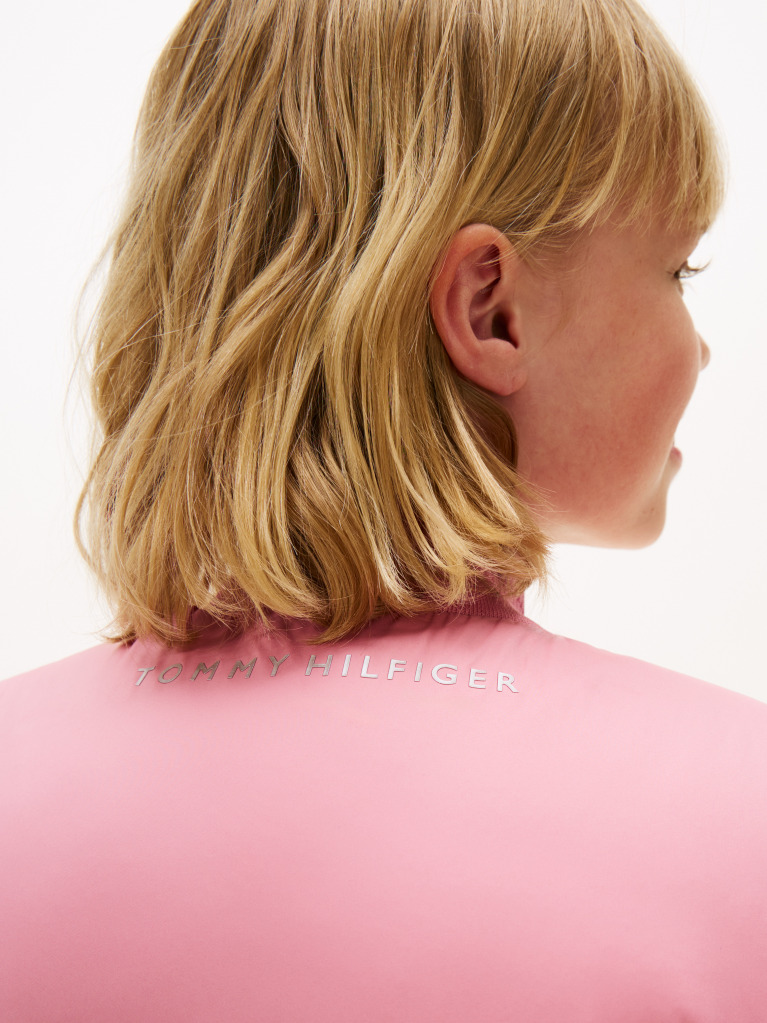 Pink Relaxed Down Puffer Gilet  Girls