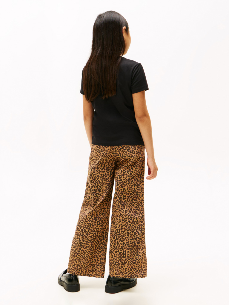 Negru Tommy Sequins Tricou Cu Maneci Scurte  Fete