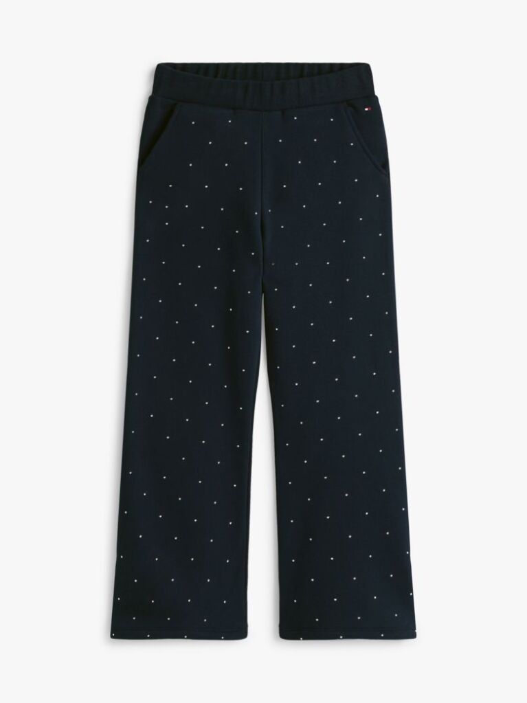 Blue Festive Pantaloni De Trening Cu Tinte  Fete