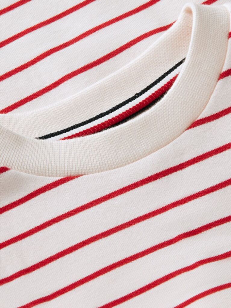 Multi Stripe Relaxed Sweatshirt Dress  Girls