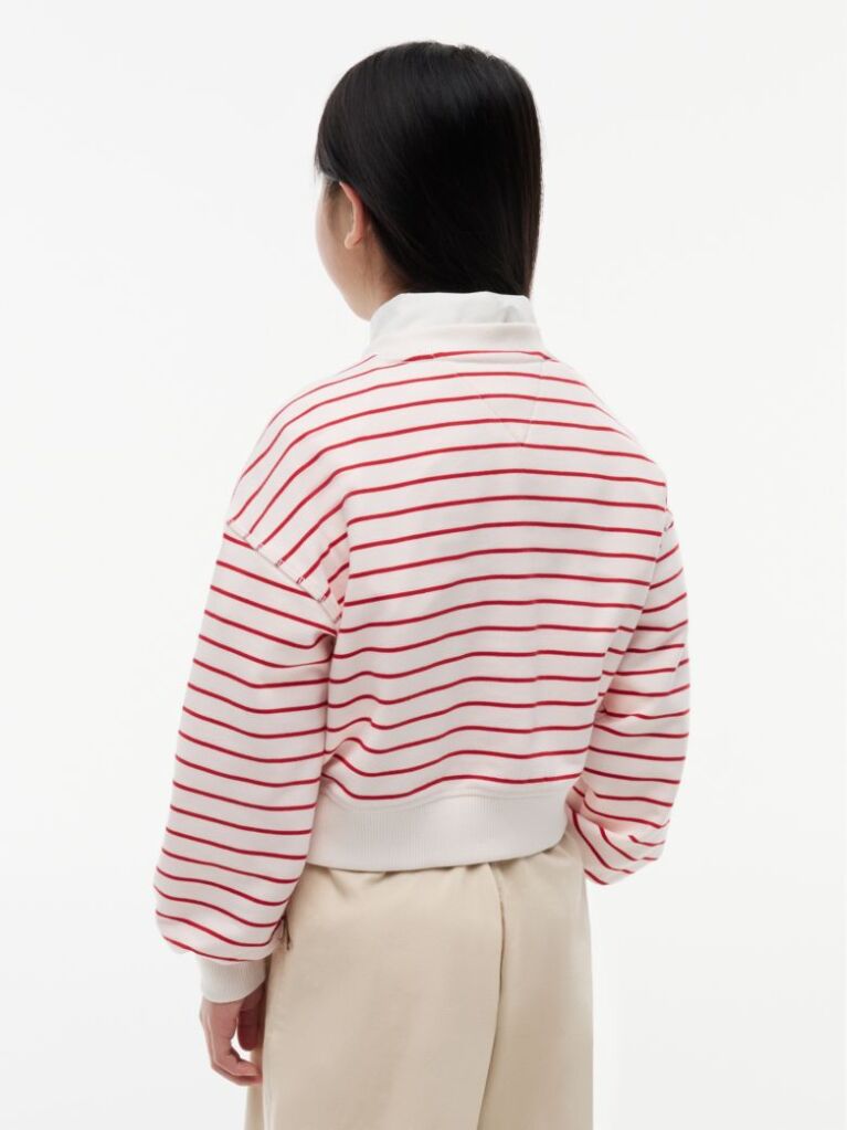 Multi Rope Logo Relaxed Terry Sweatshirt  Girls