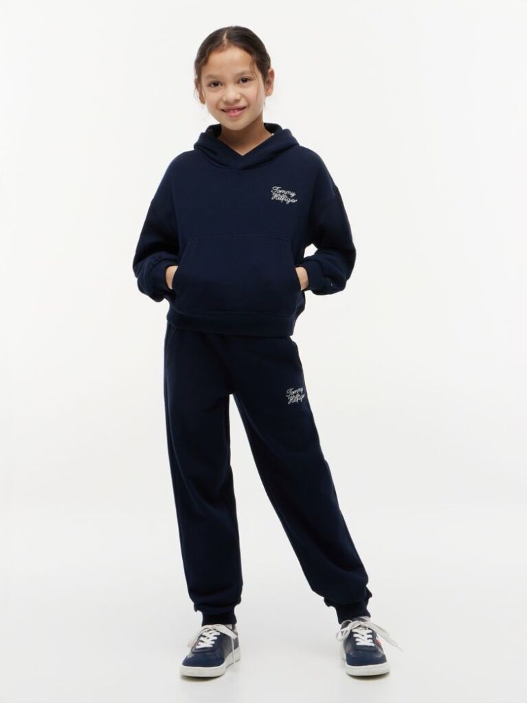 Blue Rope Logo Terry Relaxed Joggers  Girls