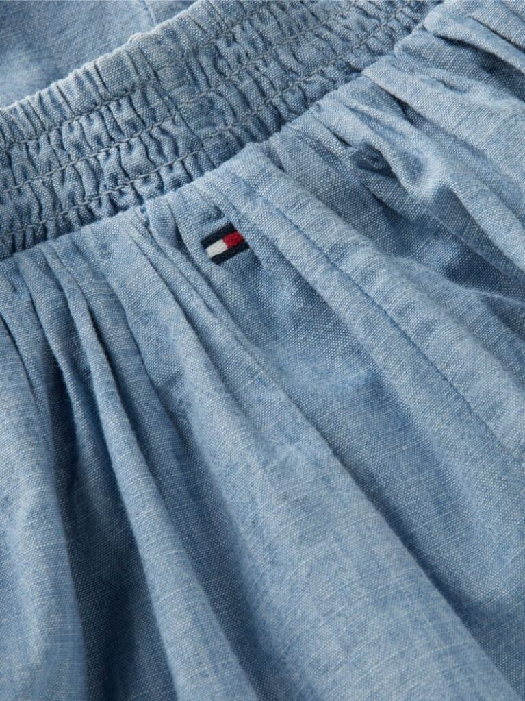 Denim Chambray Tiered Skirt  Girls