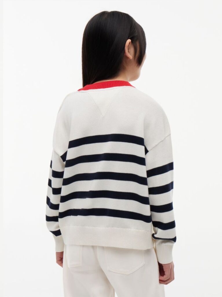 Multi Gold-Tone Button Relaxed Jumper  Girls