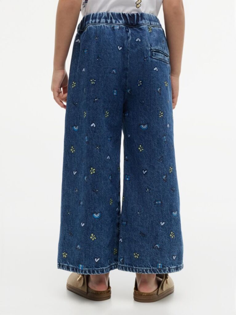 Denim Logo Denim Culotte  Girls