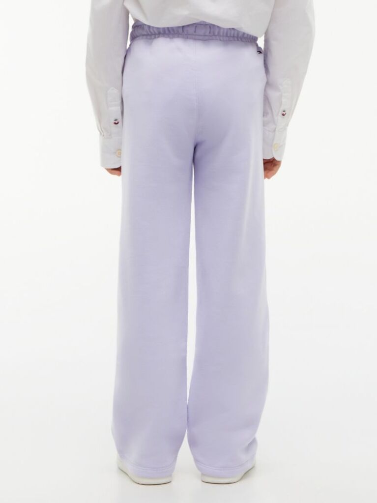 Purple Heritage Flag Wide Leg Joggers  Girls