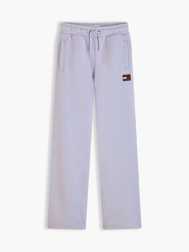 Purple Heritage Flag Wide Leg Joggers  Girls