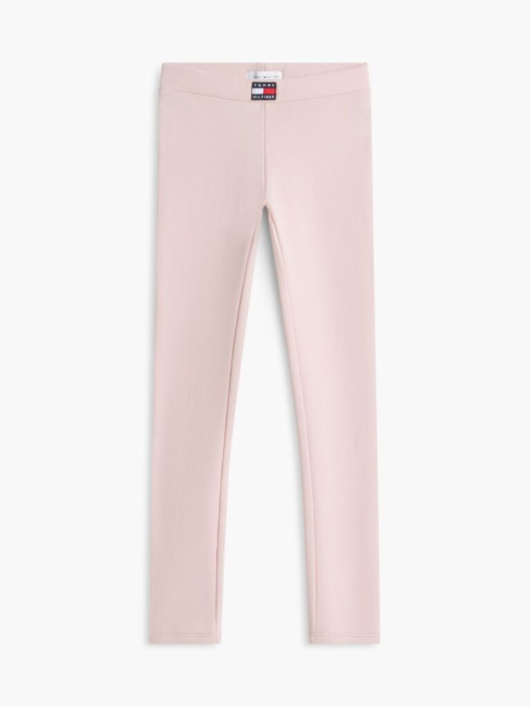 Roz Set Cu Bluza De Trening Si Colanti Cu Logo  Fete