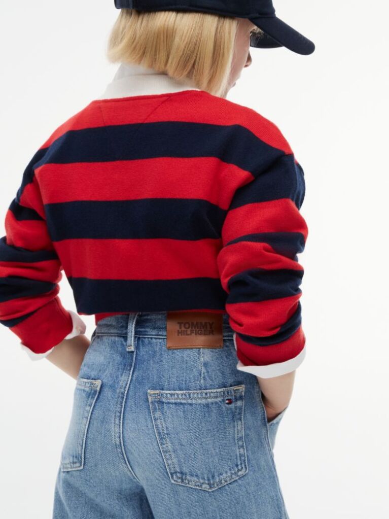 Blue Mabel High Rise Wide Leg Jeans  Girls