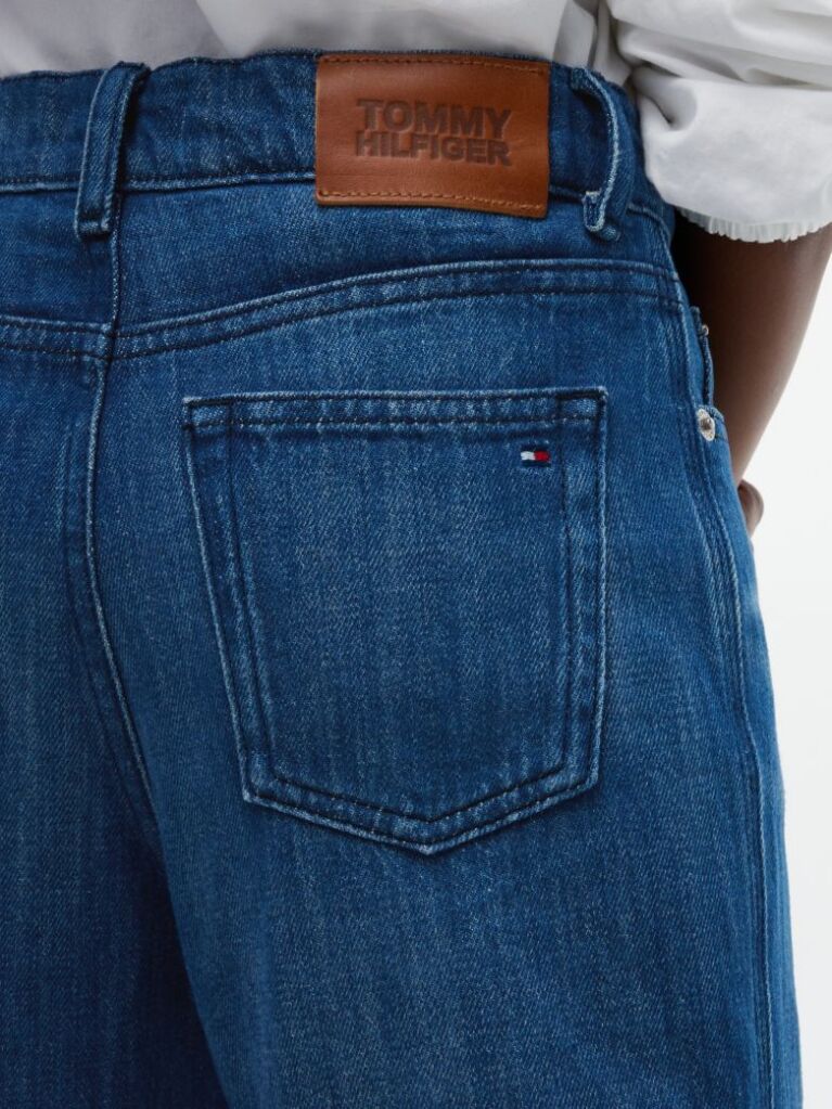 Blue Mabel High Rise Wide Leg Faded Jeans  Girls