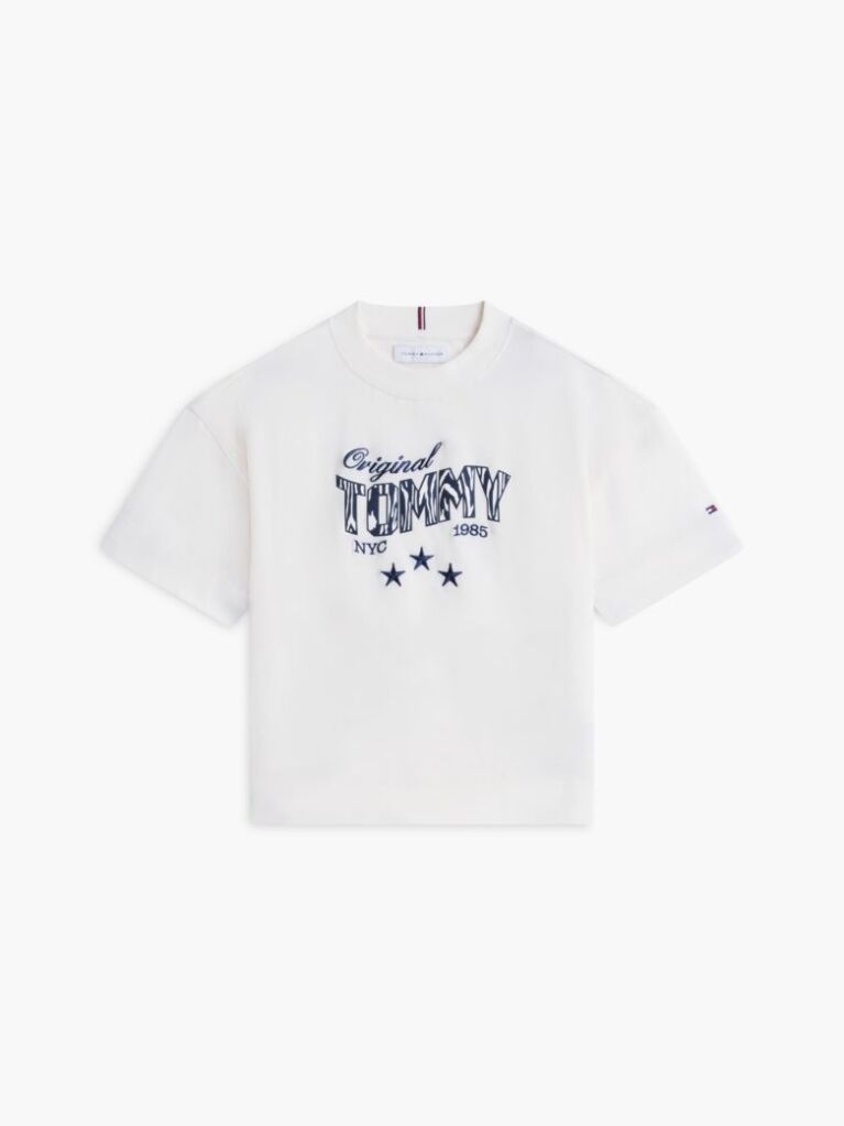White Star Logo Peached T-Shirt  Girls