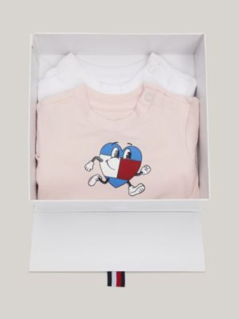 Multi 2-Pack Flag Character T-Shirt Gift Box  Newborn