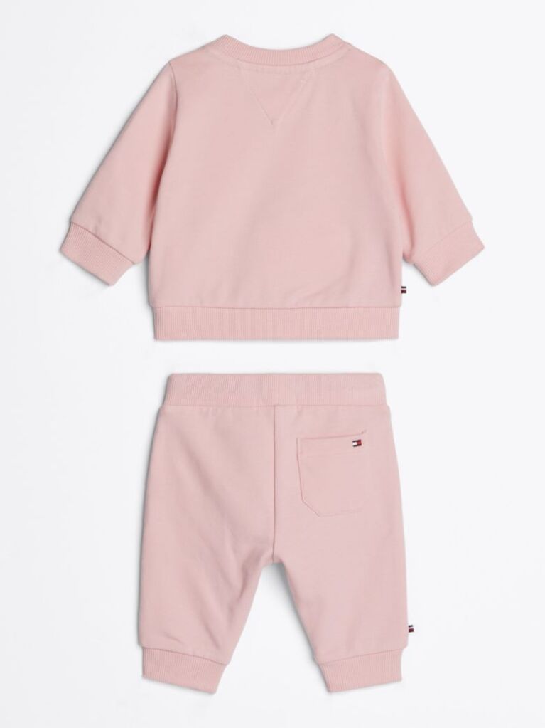 Pink Logo Sweatshirt and Joggers Set  Newborn