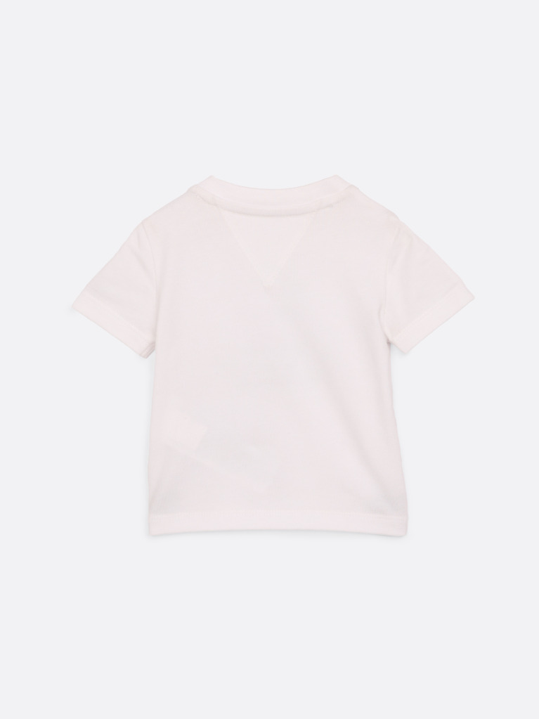 White Logo Crew Neck T-Shirt  Newborn