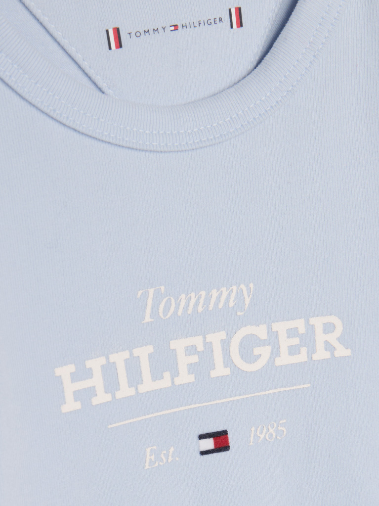 Blue Body Cu Maneca Lunga Hilfiger Monotype  Nou nascuti