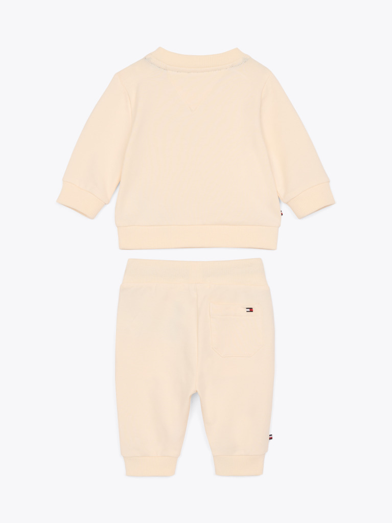 Roz Set Hanorac Si Pantaloni Joggers Hilfiger Monotype  Nou nascuti
