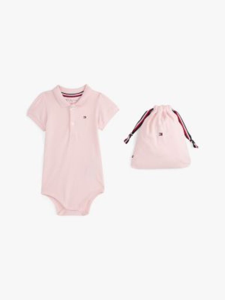 Roz Set Cadou Body Polo  Nou nascuti