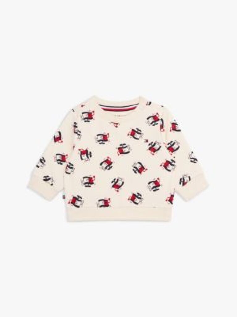 Multi Print Crew Neck Sweatshirt  Newborn