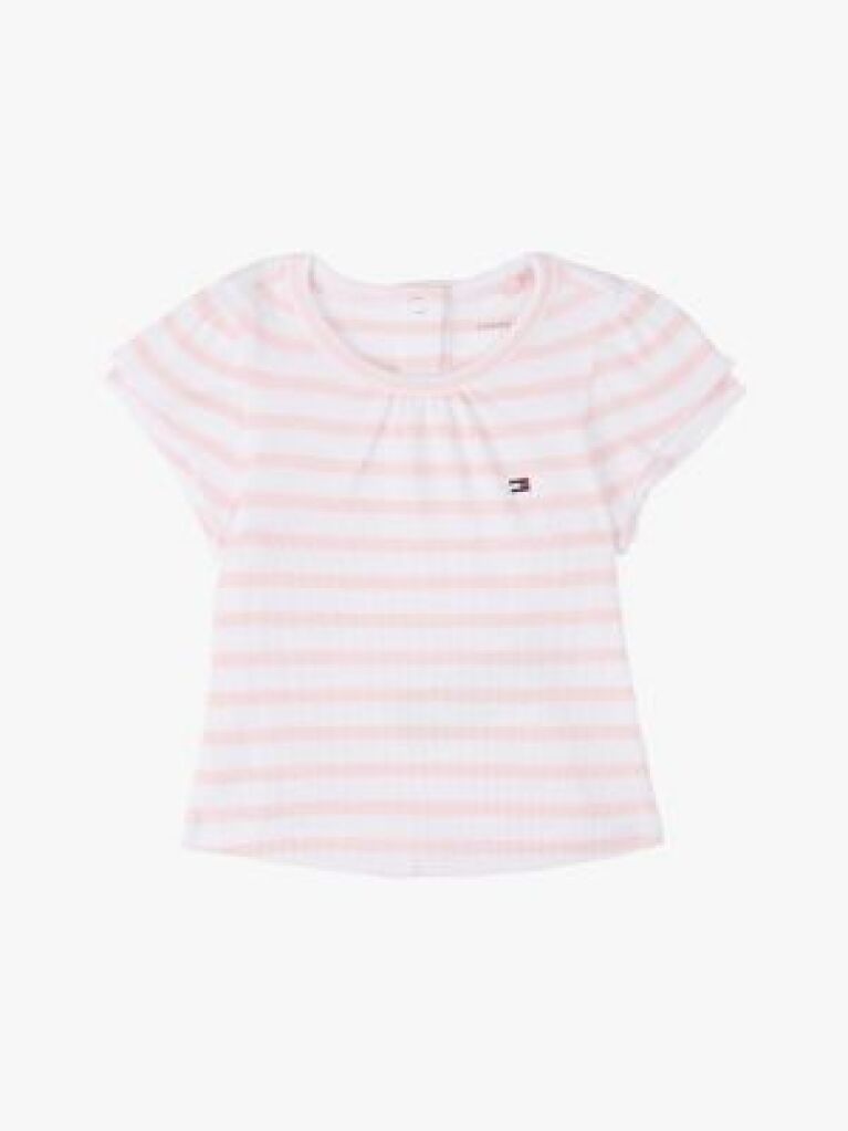 Multi Tricou Cu Dungi Si Textura Rasucita  Nou nascuti