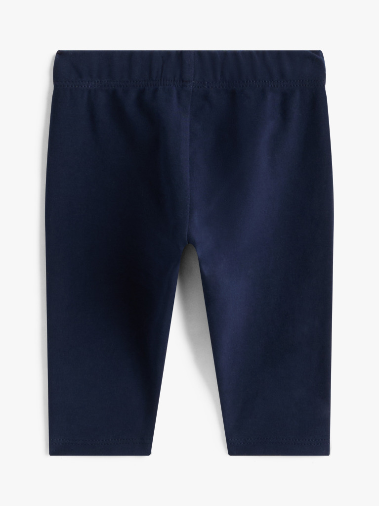 Blue Logo Embroidery Leggings  Newborn