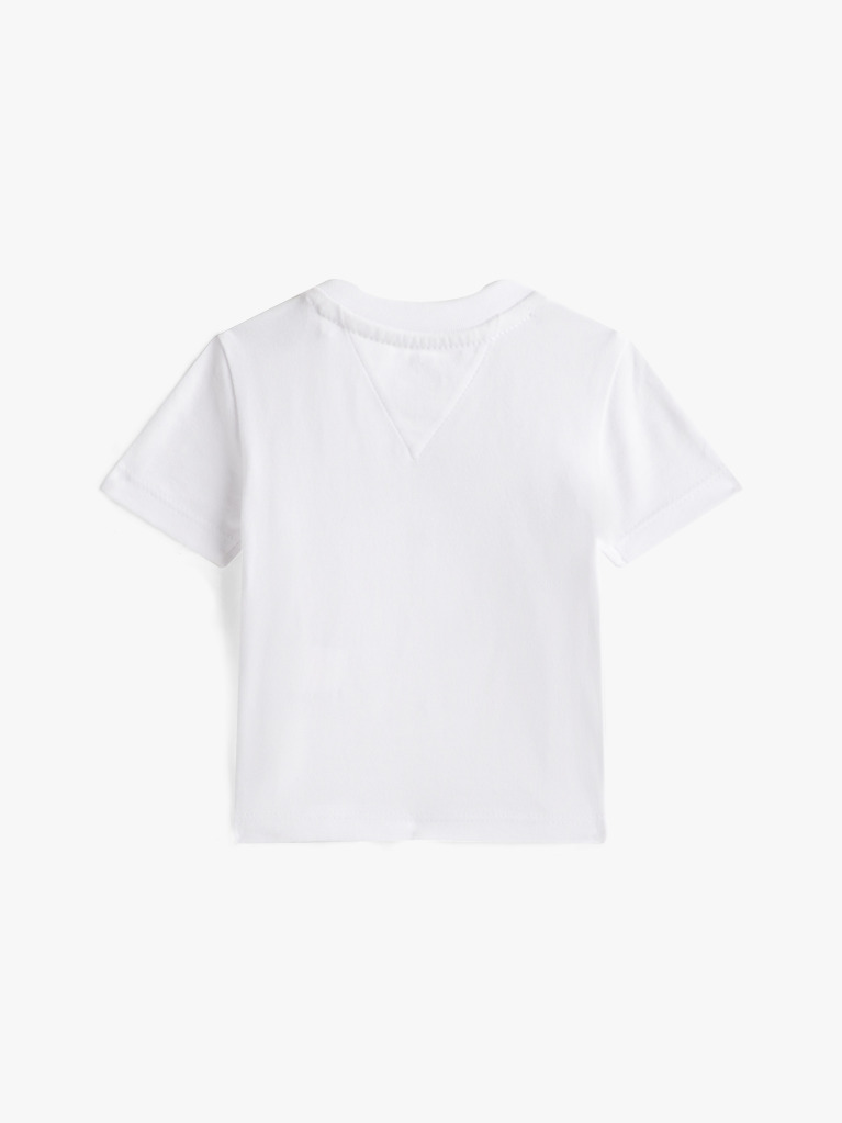 White Leopard Print Short Sleeve Tee  Newborn