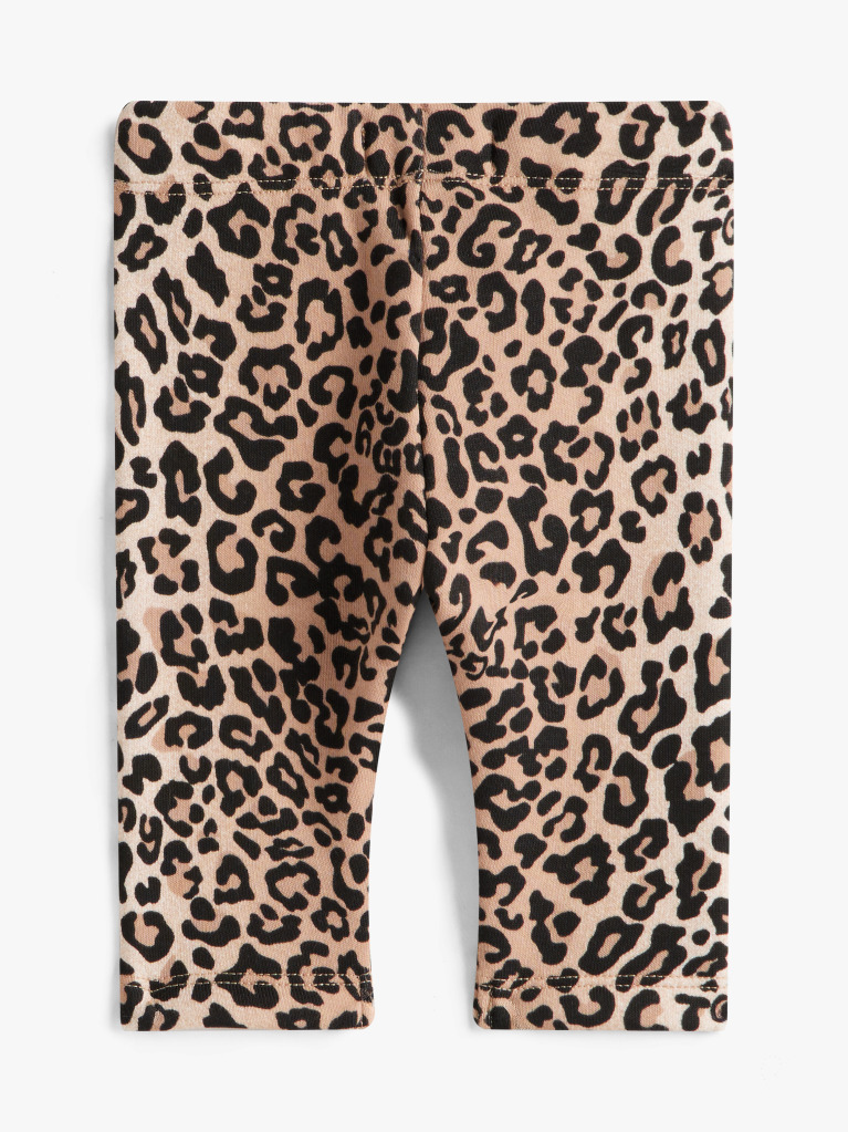 Multi Pantaloni Tricotati Cu Imprimeu Leopard  Nou nascuti