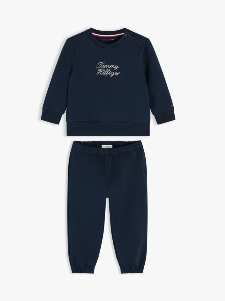 Blue Rope Logo Sweatshirt And Joggers Sets  Newborn