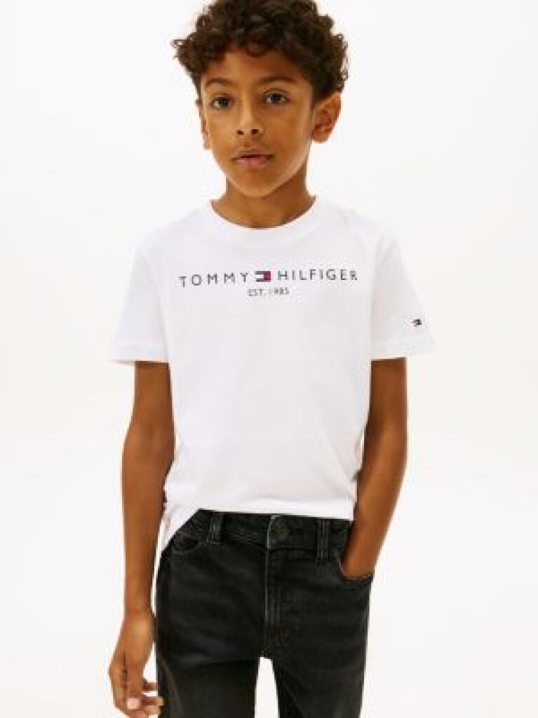 Alb Essential Organic Cotton Logo T-Shirt  Copii unisex
