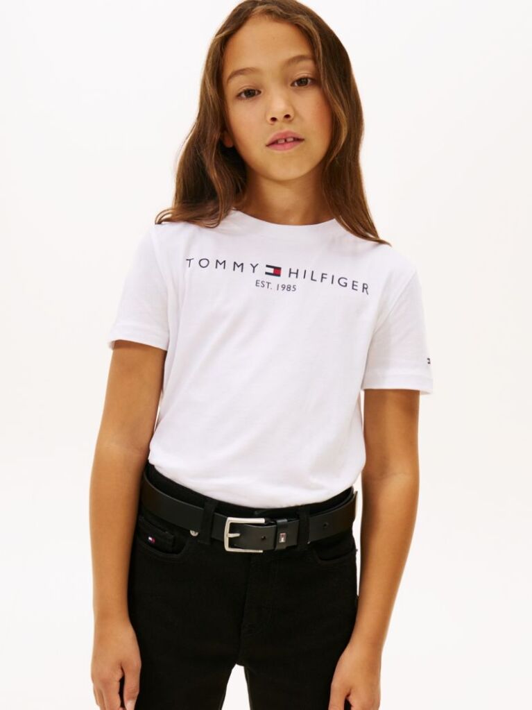 Alb Essential Organic Cotton Logo T-Shirt  Copii unisex