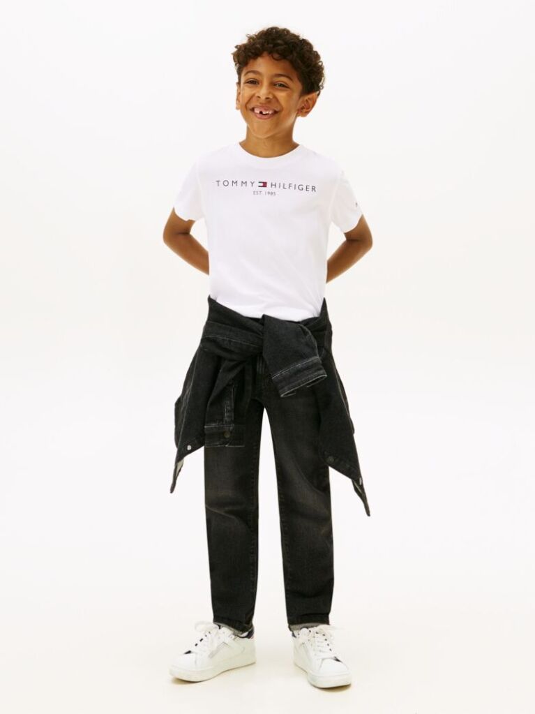 Alb Essential Organic Cotton Logo T-Shirt  Copii unisex