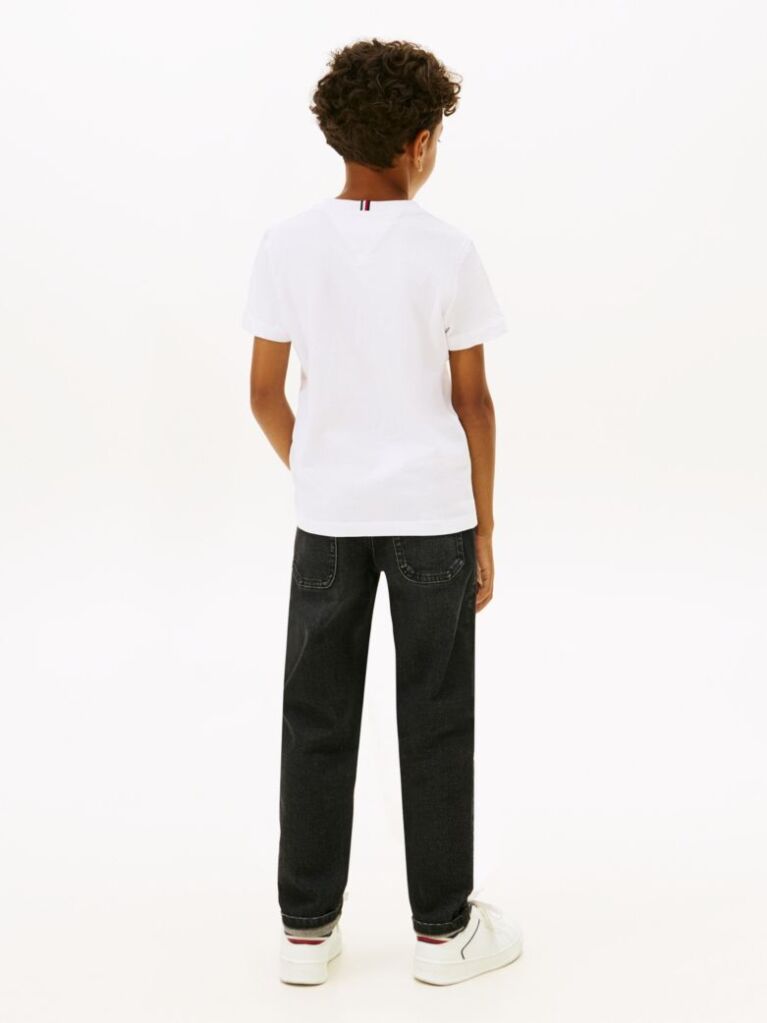 Alb Essential Organic Cotton Logo T-Shirt  Copii unisex