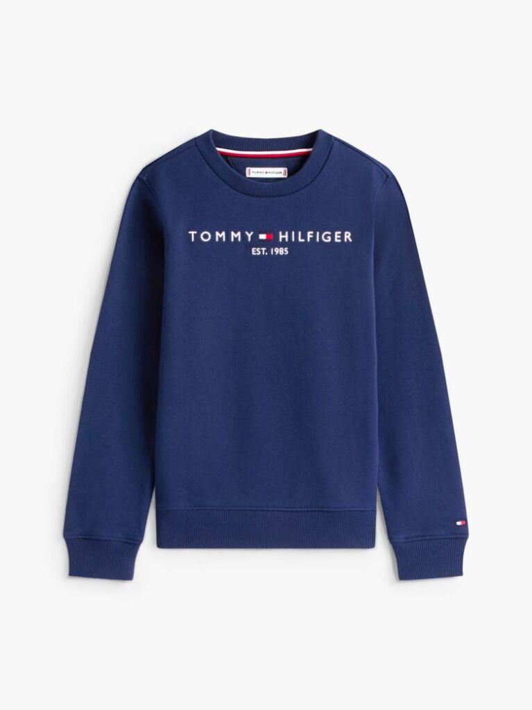 Blue Hanorac cu logo esențial  Copii unisex