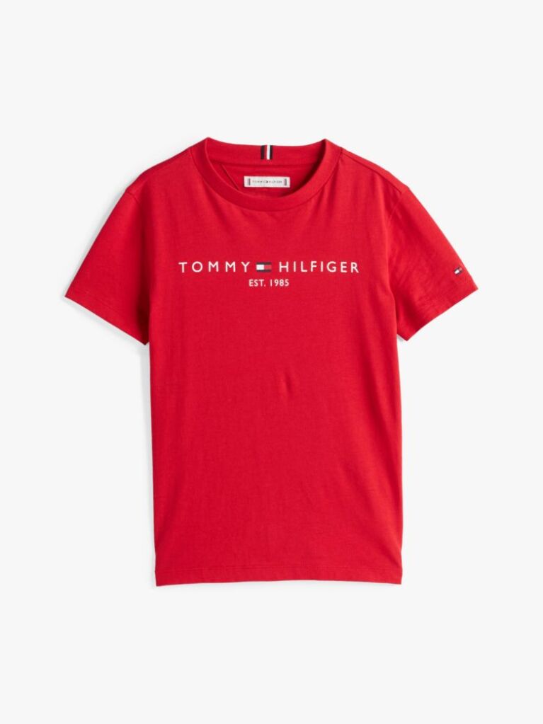 Rosu Tricou TH Essential Unisex  Copii unisex