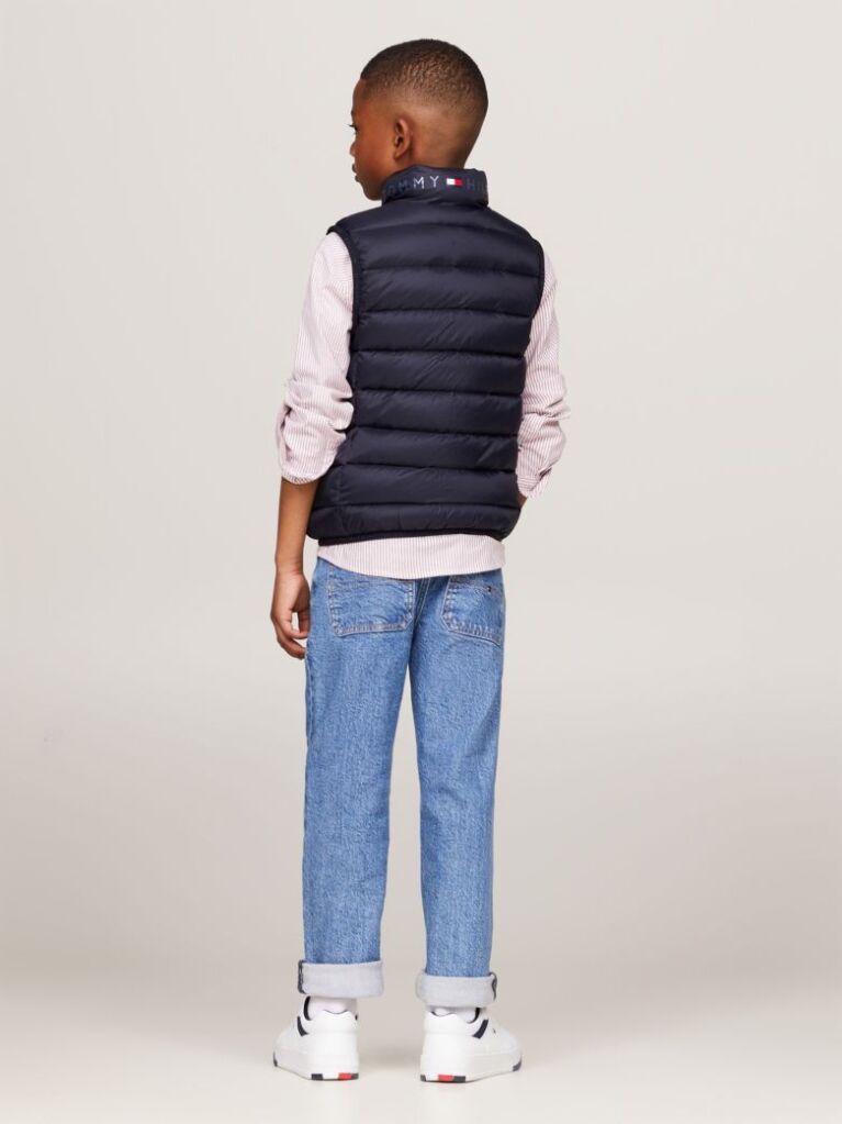 Blue Essential Flag Padded Vest  Kids Unisex
