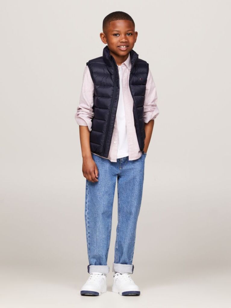 Blue Essential Flag Padded Vest  Kids Unisex
