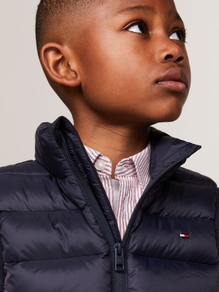 Blue Essential Flag Padded Vest  Kids Unisex