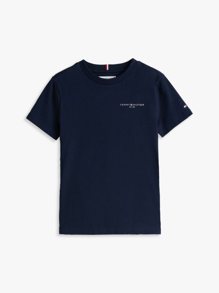 Blue Logo Crew Neck T-Shirt  Kids Unisex