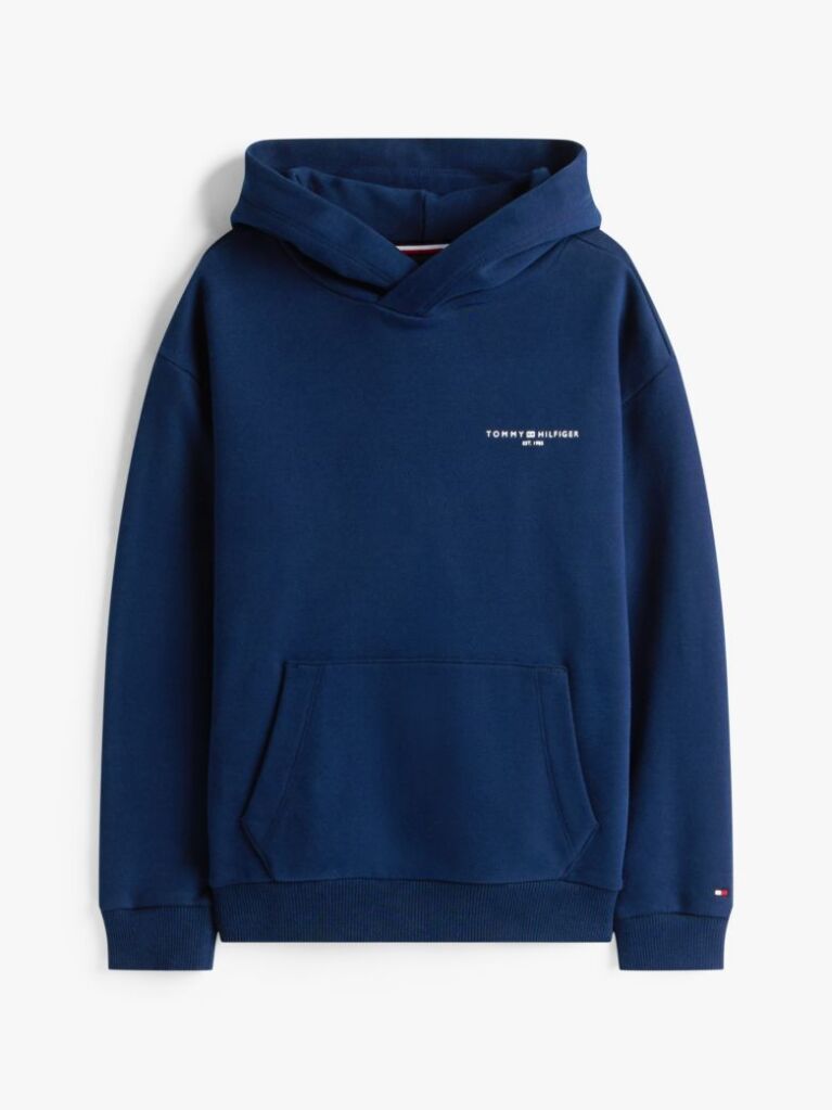 Blue Hanorac Cu Logo Cu Banda Semnatura  Copii unisex