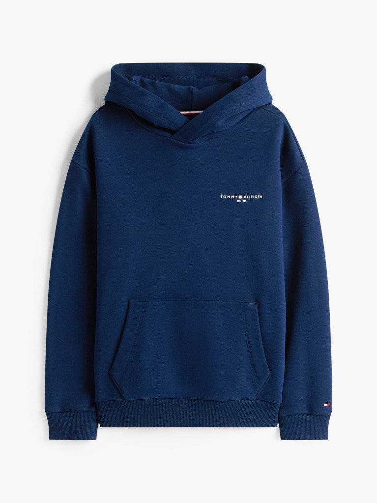 Blue Hanorac Cu Logo Cu Banda Semnatura  Copii unisex