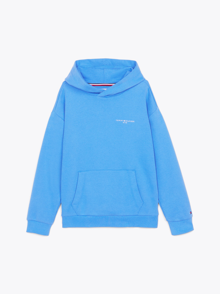 Blue Hanorac Cu Logo Cu Banda Semnatura  Copii unisex