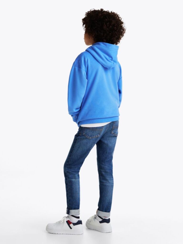 Blue Hanorac Cu Logo Cu Banda Semnatura  Copii unisex