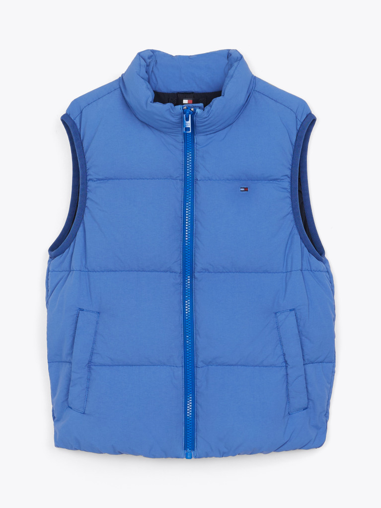 Blue Vesta Captusita Cu Logo Pe Spate  Copii unisex