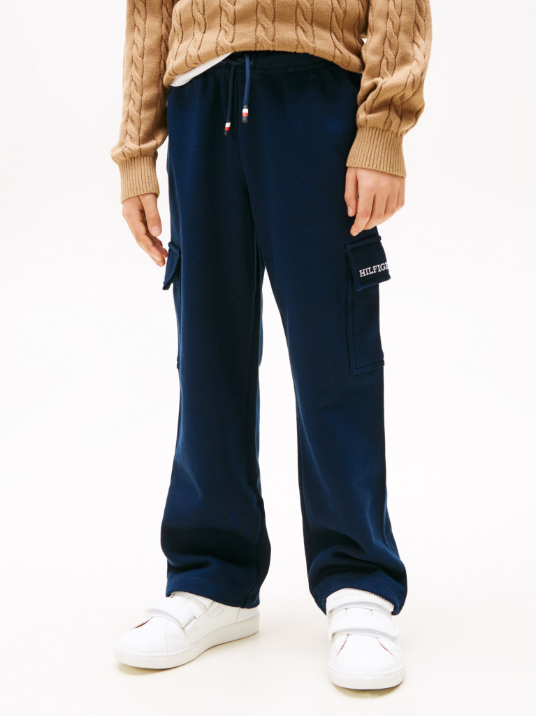 Blue Hilfiger Monotype Cargo Joggers  Kids Unisex